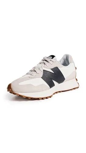 New Balance WS 327 GD Damen Moonbeam Weiß Beige - Kultiger Retro Sneaker - Sneaker mit robustem Materialmix aus Wildleder und Textil, gepolstertem Knöchelbereich und herausnehmbarer Innensohle – ideal für stilbewusste Damen.
