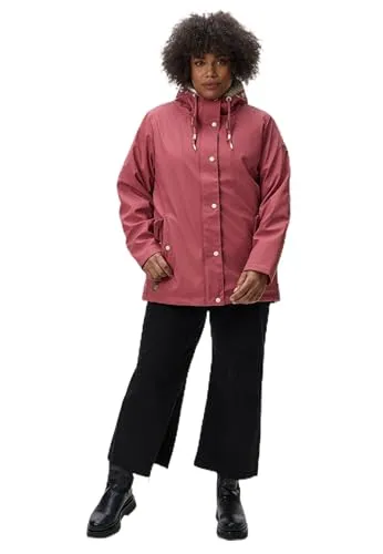 Ragwear Winterjacke Marge - Sportlicher Damen Regenmantel - Funktionsjacke mit wasserdichtem Obermaterial (Wassersäule 4.000mm) und kuscheligem Teddyfutter für optimalen Schutz bei Kälte und Regen. Ideal für Outdoor-Aktivitäten und stylisch zugleich!