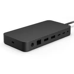 Microsoft Surface Dock - Thunderbolt 4 Dockingstation - Weiteres Notebook-Zubehör mit 3 Thunderbolt-Anschlüssen und 165 Watt Leistung, ideal für Surface Laptop 5 und Pro 9, um Ihre Produktivität zu steigern.
