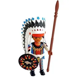 PLAYMOBIL® 6271 Indianer - Häuptling (Folienverpackung) [Spielzeug] - Schwarz