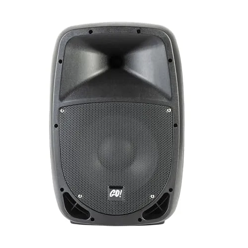 MUSIC STORE GO! 10P - 10" Passiver Lautsprecher mit 480W - Kompakter passiver Lautsprecher mit robustem Kunststoffgehäuse. Ideal für mobile Einsätze. Überzeugt mit bis zu 480 Watt Leistung und klarem Sound von 80 Hz bis 18 kHz.