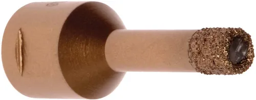 Projahn Diamant Trockenbohrer, ø 16 mm M14 - Hochwertiger Diamant Trockenbohrer mit 16 mm Durchmesser und M14 Gewindeschaft. Ideal für das Bohren in harten Materialien wie Fliesen und Keramik. Selbstkühlend dank Wachsfüllung für schnellen Bohrfortschritt und lange Lebensdauer.