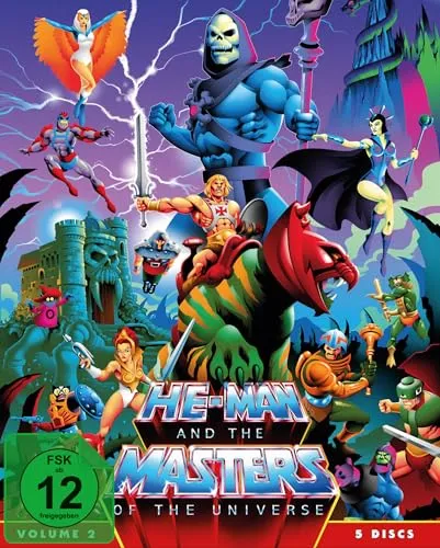 He-Man and the Masters of the Universe (1983) Vol. 2 - 5 Blu-rays - Actionreiche Abenteuer mit He-Man, ideal für Fans der 80er Jahre und perfekt für Filmabende!