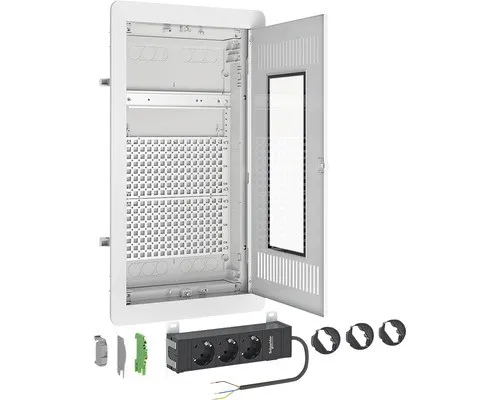 ABN Kleinverteiler Amigo A36TML 3-reihig Unterputz - Sonstige Elektroinstallationsartikel, kompakter 3-reihiger Kleinverteiler mit Mediatür und Schutzart IP30, ideal für die sichere Unterbringung von Elektroinstallationen.