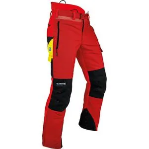 Pfanner-Austria Schnittschutzhose Ventilation, rot, Bundhose, Schnittschutzklasse 1, Größe S