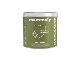 mammaly Nature Protect 350 g - Leckerbissen für Hunde mit Bierhefe und Vitamin B1. Unterstützt die Hautflora und fördert die Widerstandsfähigkeit der Haut, damit dein Hund unbeschwert die Natur erkunden kann.