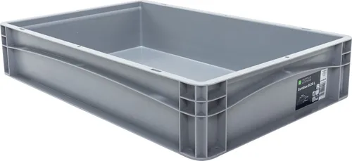 Surplus Systems Eurobox B 60 x 40 x 12 cm, 23,9 L, grau