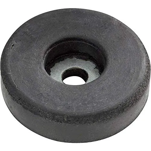 Adam Hall Hardware 4906 - 100er Set Gummifuß 38 x 10 mm schwarz im Beutel