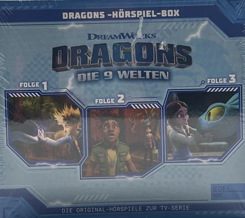 Dragons-die9W Dragons-Die 9 Welten: Die Hörspiel-Box mit den Folgen 1-(CD) KC9