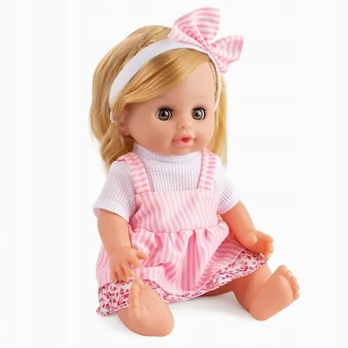 Kinderplay Mimi Babypuppe 30 cm mit Geräuschen – Interaktive Spielpuppe für Kinder ab 3 Jahren - Interaktive Babypuppe mit Geräuschen: MiMi sagt „Mama/Tata“ und weint, fördert Rollenspiele und Sprache. Kompakte 30 cm, ideal für kleine Hände – perfekte Geschenkidee für kreative Spielstunden!