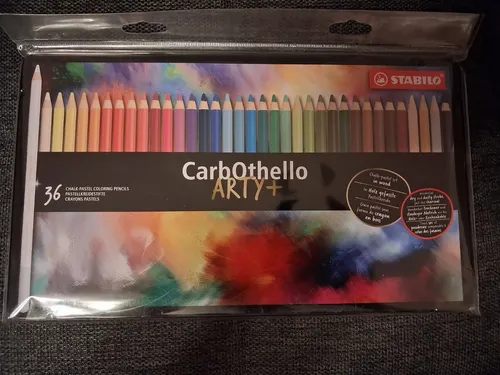STABILO Pastellkreidestift CarbOthello 36er MetallEtui - Schreibutensilien mit 36 wasservermalbaren Pastellkreidestiften, ideal für kreative Porträts und einfach zu verblenden. Ungiftig und perfekt für unterwegs.