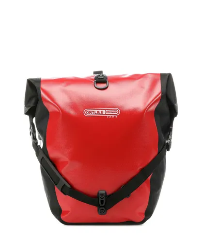 ORTLIEB Back-Roller Gepäckträgertaschen red-black - Fahrradtaschen mit Quick-Lock2.1-System für schnelles Befestigen, geräumig und ideal für Fahrradtouren oder den Alltag.