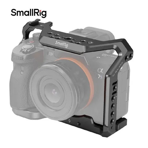 SmallRig Cage für Sony Alpha 7S III Kamera - Robuste Kamera Cage für optimalen Schutz und vielseitige Montagemöglichkeiten, ideal für professionelle Videografie und Fotografie.