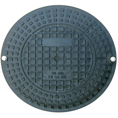 Ostendorf Schachtsystem 660250 Schachtabdeckung DN 400 A 15 1,5 to Deckel Abdeckung Kunststoff begehbar Schachtdeckel Gullydeckel