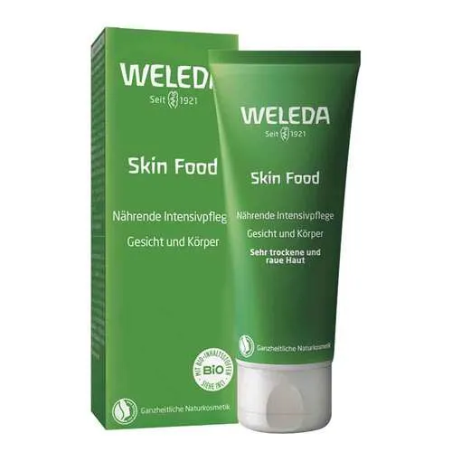 Weleda Skin Food - Ganzkörperpflege für extrem trockene Haut, pflegt und harmonisiert mit hochwertigen Pflanzenölen und natürlichen Extrakten, ideal für die ganze Familie.