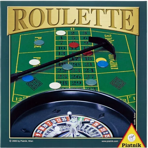 Piatnik - 638794 Roulette 27 cm, hochwertiges Gesellschaftsspiel für kreative Spielabende und ideale Geschenke