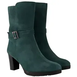 Ulla Popken Damen Übergrößen Leder-Stiefeletten - Wanderschuhe mit weichem Veloursleder, praktischer Schnalle und anatomischem Wechselfußbett für optimalen Komfort bei jedem Schritt.