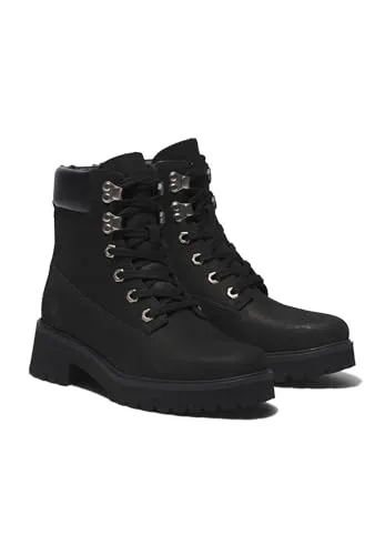 Timberland Damen Carnaby Cool 6 Inch Ankle Boot, Jet Black, 40 EU - Wanderschuhe mit Better Leather aus nachhaltiger Produktion, bequemem gepolstertem Kragen und umweltfreundlichem ReBOTL-Futter aus recyceltem Kunststoff.