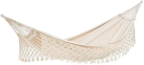 AMAZONAS Premium Jacquard Boho Hängematte Rio 250x160 cm - Hängematten & Hängestühle – Edle Übergröße für maximalen Komfort, handgewebt aus 100% Baumwolle, belastbar bis 200 kg und ideal für entspannte Momente.