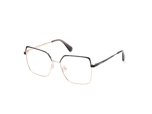 MAX&Co. Brillengestell (Model MO509703354) für Damen, Rechteckig, gefertigt aus Metall (inklusive Brillentasche)