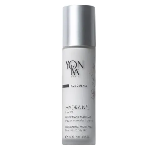 Yonka Age Defense Hydra N°1 Fluide 50ml - Tagespflege für Mischhaut, feuchtigkeitsspendendes Fluid mit Hyaluronsäure, das die Haut prall und strahlend macht und sichtbar Fältchen glättet.