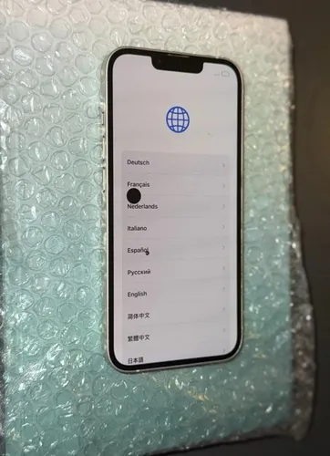 Apple iPhone 13 - 128GB weiß Display Schaden / Icload Sperre / Rahmen Kamera ✅