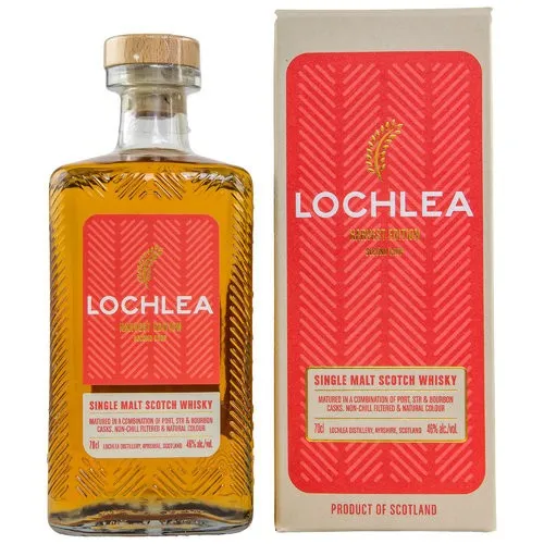 Lochlea HARVEST EDITION Second Crop Single Malt Scotch Whisky 46% Vol. 0,7l - Whisky aus der Lochlea Distillery, hergestellt aus eigener Gerste. Genießen Sie die cremige Textur und Aromen von reifen roten Trauben und Trockenfrüchten.