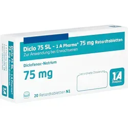Diclo 75 Sl-1a Pharma Retardtabletten 20 St