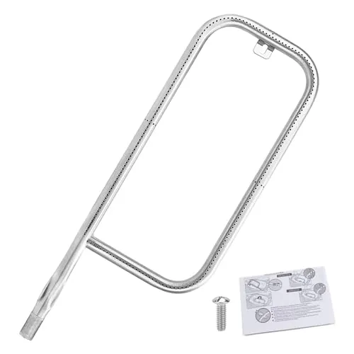 GFTIME 41862 Brenner Ersatzteile für Weber Q200 Q220, Q2000, Q2200 Gasgrills, 52cm Grill Brennersatz zubehör for Weber 396001, 396002, 566002, 53060001, 54060001, 69956, Schraube inklusive