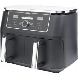 Fettfreie Friteuse Ninja Af400Eu 9.5L 2470W Zwei Fächer Timer Lcd - Schwarz