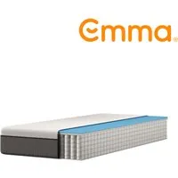 Matratze Emma Original II 22cm (90 X 200 CM) - Schlafzimmer: Die 22 cm hohe Emma Original II bietet mittlere Festigkeit mit Taschenfedern und 2-lagigem Memory Foam für optimalen Schlafkomfort und Unterstützung.