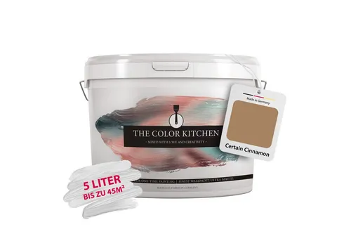 A.S. Création Wandfarbe Braun "Certain Cinnamon" 5L - Farben - Kreative Wandfarbe für lebendige Räume, verwandelt jeden Raum mit einem WOW-Effekt und sorgt für eine einzigartige Atmosphäre.