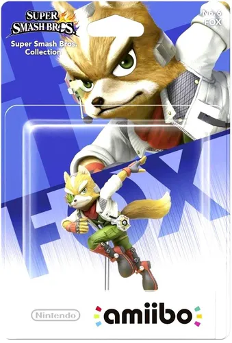 Nintendo Amiibo - Fox - No 6 - Super Smash Bros. Collection - Neu & OVP