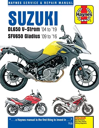 Suzuki DL650 V-Strom & SFV650 Gladius (04 - 19) Reparaturanleitung - Umfassendes Handbuch für DIY-Reparaturen, über 700 Bilder und Diagramme, inklusive einzigartigem Fehlerfinder für effiziente Problemlösungen