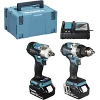 Makita DLX2533TJ Akku-Kombo-Kit - Technik: Leistungsstarkes Akku-Kombo-Kit mit 2 leistungsstarken Werkzeugen für maximale Flexibilität und Effizienz bei Ihren Projekten.