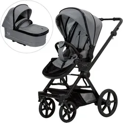 Hartan Kombi-Kinderwagen Ivy GTR Outdoor - Made in Germany - Robuster Kinderwagen mit höhenverstellbarer Fußstütze, UV-Schutz 50+ und geräuschloser Verdeckverstellung, ideal für aktive Familien.