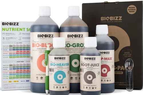 BioBizz Starters Pack - Organischer Dünger für Pflanzen - Dünger-Set für den biologischen Anbau, enthält alles für gesunde Pflanzen und ein optimales Wachstum.