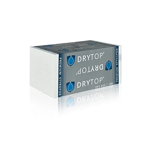 Styropor Dämmplatten EPS DEO 035 dm - 100 kPa Farbe: weiss (1 Paket Styroporplatten INHALT: siehe Auswahlfeld) - sicherer Versand Ihrer Bestellung durch passgenaue 2-wellige Versandkartons