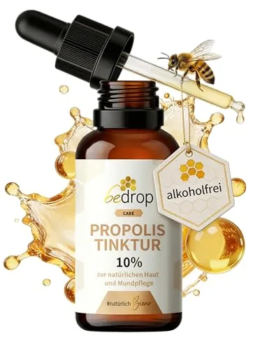 Propolis Tropfen ohne Alkohol - Reines Imker Extrakt für Kinder & Tiere - Propolis in 100% Imkerqualität, alkoholfrei und ohne Zusatzstoffe. Ideal für die ganze Familie und nachhaltig produziert in Deutschland.