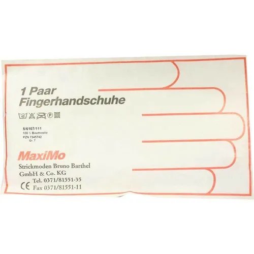 Handschuhe Strick Baumwolle Inhalt: 2 St