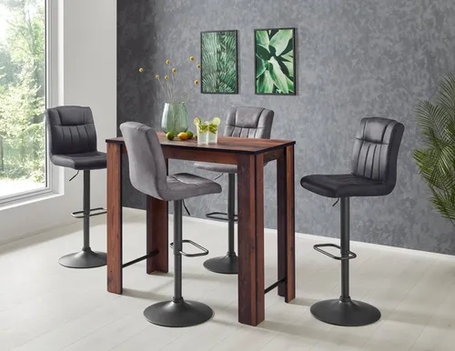 Barhocker 2er-Set Richard - grau - Hochwertige Barhocker in Grau, ideal für gemütliche Abende. Maße: B: 56,5 cm, H: 102 cm. Perfekt für Bars und Küchen. Jetzt 10€ Willkommens-Gutschein bei Newsletter-Anmeldung!