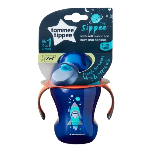 Sippee Cup kubek niekapek z uchwytami 7m+ Boy 230ml Tommee Tippee 5010415471536