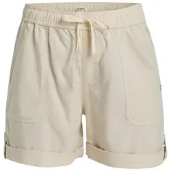 Roxy Sweetest Day Shorts für Damen mit elastischem Bund - Leichte und atmungsaktive Shorts für heiße Tage. Elastischer Bund sorgt für hohen Tragekomfort. Stylisches, figurbetontes Design ideal für Freizeit und Outdoor-Aktivitäten. Strapazierfähiges Material für den täglichen Einsatz.