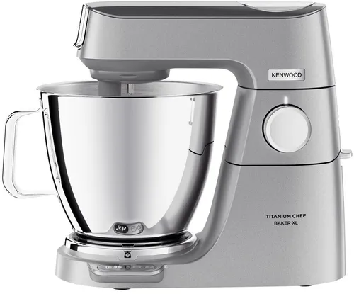 KENWOOD Titanium Chef Baker XL KVL85.004SI - 7 l Küchenmaschine in Silber, integrierte EasyWeigh-Waage für zeitsparendes Backen und exzellente Ergebnisse