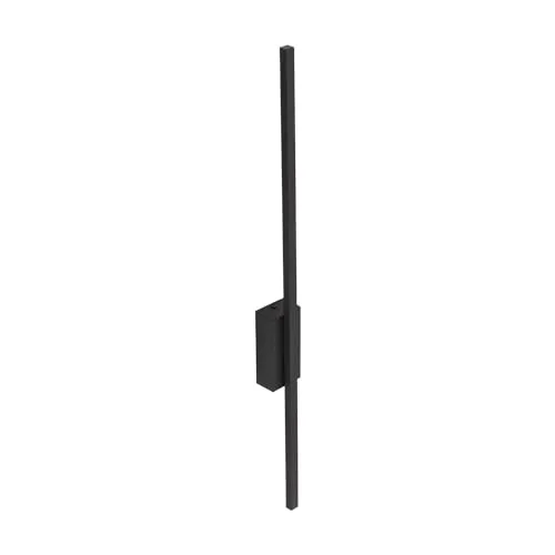 LED Wandlampe Metall Schwarz 79 cm hoch indirekte Beleuchtung 3000 K warmweißes Licht 1480 lm Modern Wandleuchte Treppe Flur