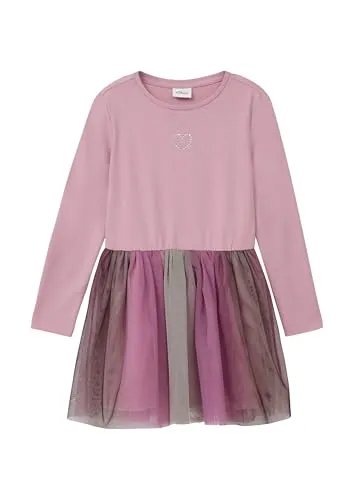 s.Oliver Kurzes Kleid mit Meshrock und Farbverlauf