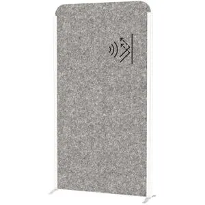 Maul Stellwand MAULcocoon 9701002 - Akustik-Trennwand 180x100 cm - Moderationstafeln & Zubehör - Effektiver Schallschutz mit schwer entflammbarer Akustik-Trennwand, ideal für Großraumbüros. Geruchsneutral und allergikerfreundlich.