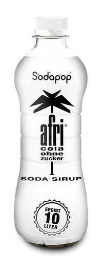 SODAPOP AFRI Cola Zero Zucker Sirup 500ml für 10 Liter Getränk süß Wasser