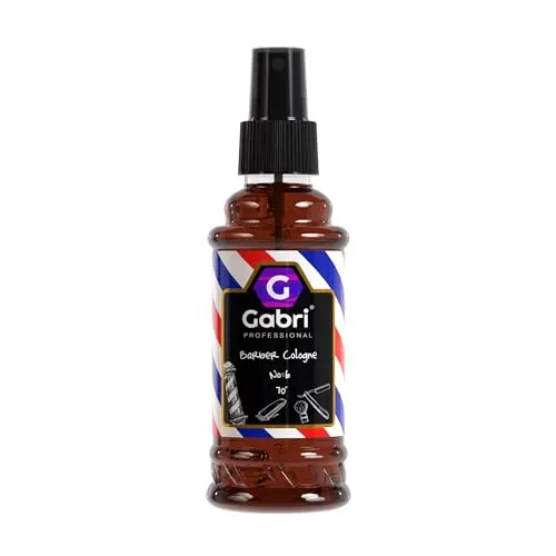 Gabri Barber Cologne | After Shave Spray für Männer | Rasur Duftwasser Aromatisch-Intensiv | Barber Eau de Cologne mit praktischen Pump-Spender | Turkish Cologne (No6, 150 ml (1er Pack))