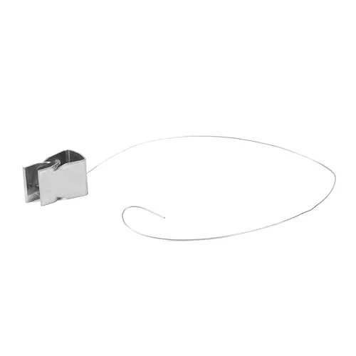 Parotec Sturmklammer für zugeschnittene Dachziegel - Typ 513 (10 Stück) aus Edelstahl – für Betonziegel und Dachpfannen, Dachlatten Befestigung, Rostfrei und Langlebig
